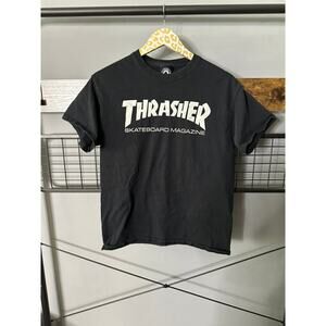 Thrasher Black Unisex Tee | Size Medium